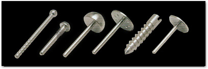 Pegs used with the artificial eye